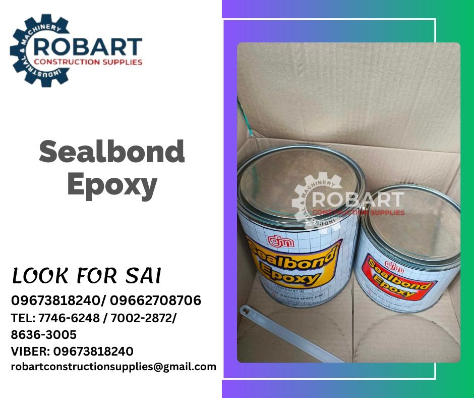 Sealbond Epoxy 218P, Commercial & Industrial, Construction Tools & Equipment on Carousell