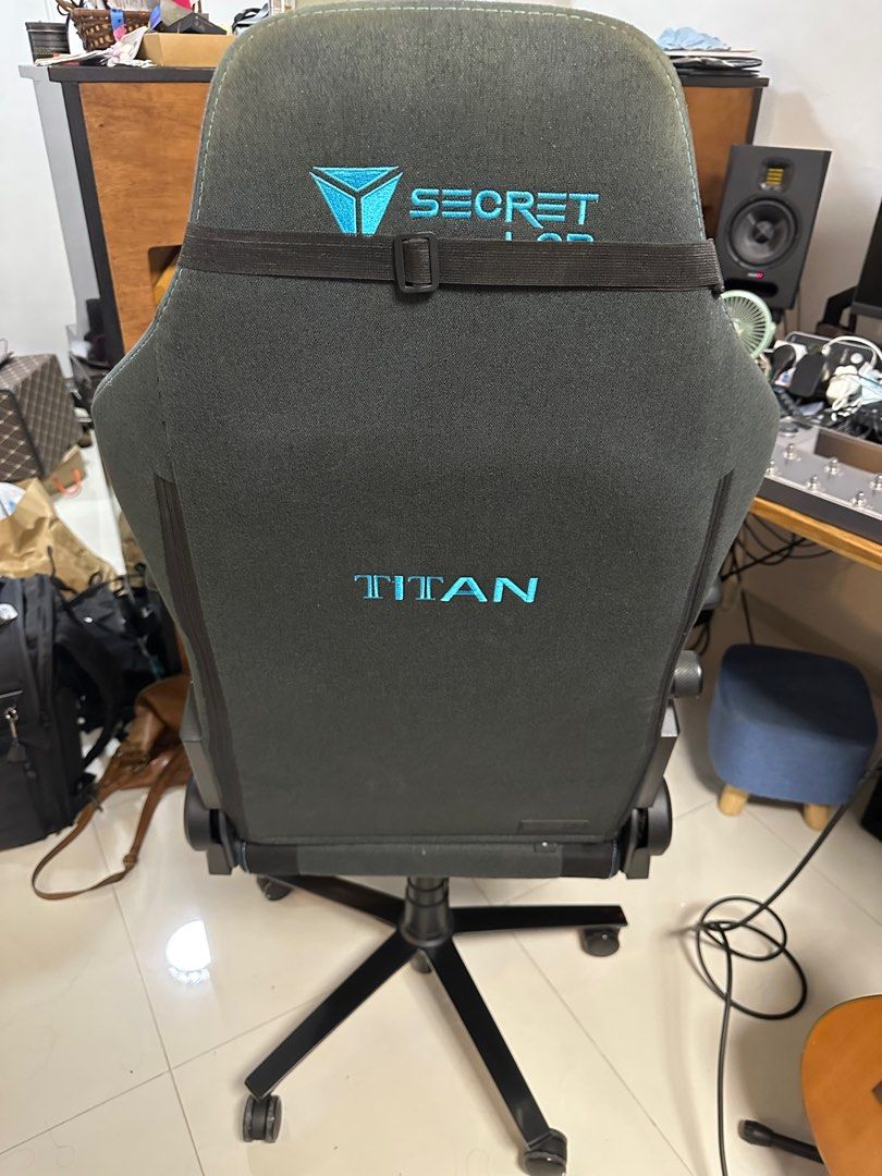 Charcoal Blue Secretlab Titan Fabric Secret Labs Titan Secretlab