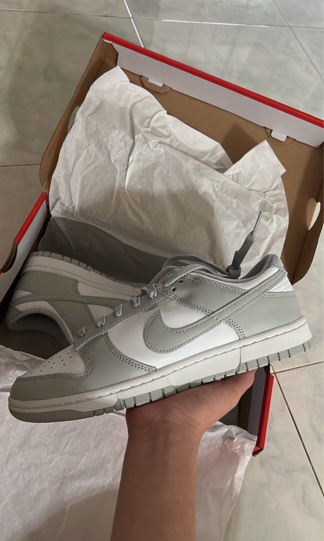 SELLING BELOW RETAIL Nike Dunk Low Grey Fog Men s Fashion Footwear Sneakers on Carousell