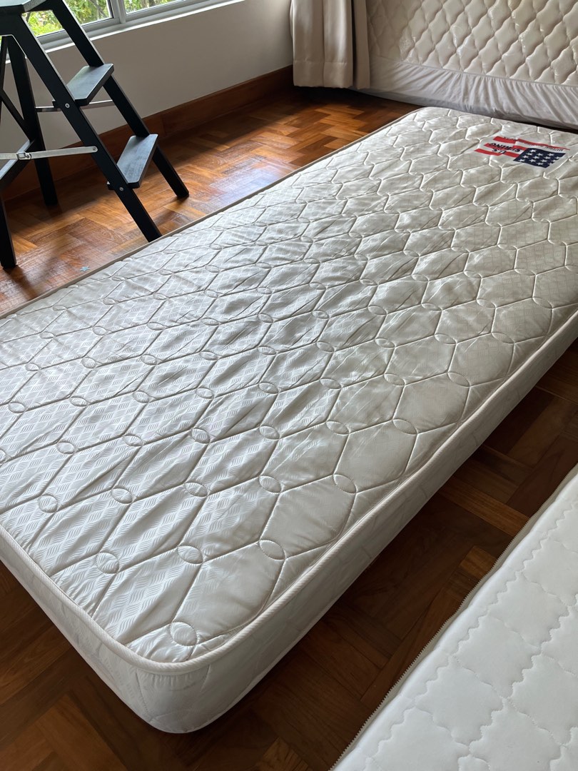 Single inner spring mattress, Furniture & Home Living, Furniture, Bed