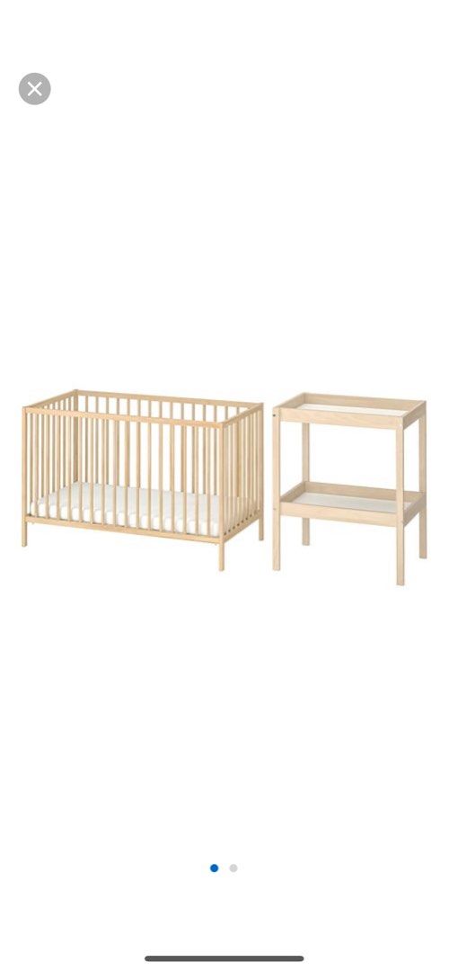 Sniglar Cot and Changing Table, Babies & Kids, Baby Nursery & Kids