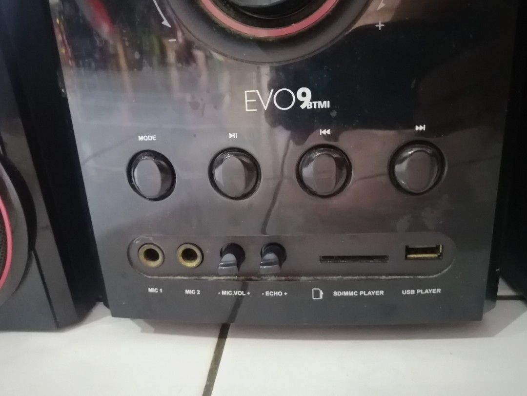 Sonicgear EVO 9 BTMI Bluetooth 2.1 multimedia Speakers ( Rosak bunyi