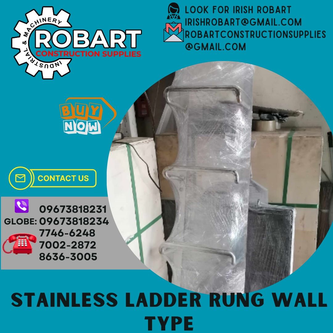 Stainless ladder Rung Wall Type, Commercial & Industrial, Construction ...