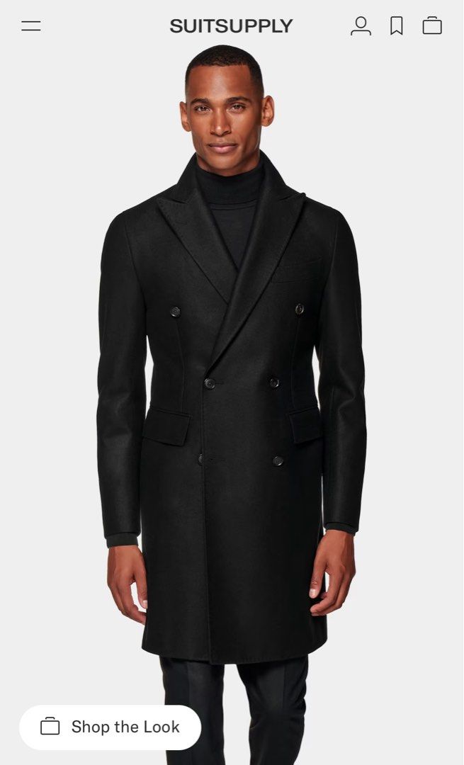 Suitsupply Bleecker Double Breasted Overcoat