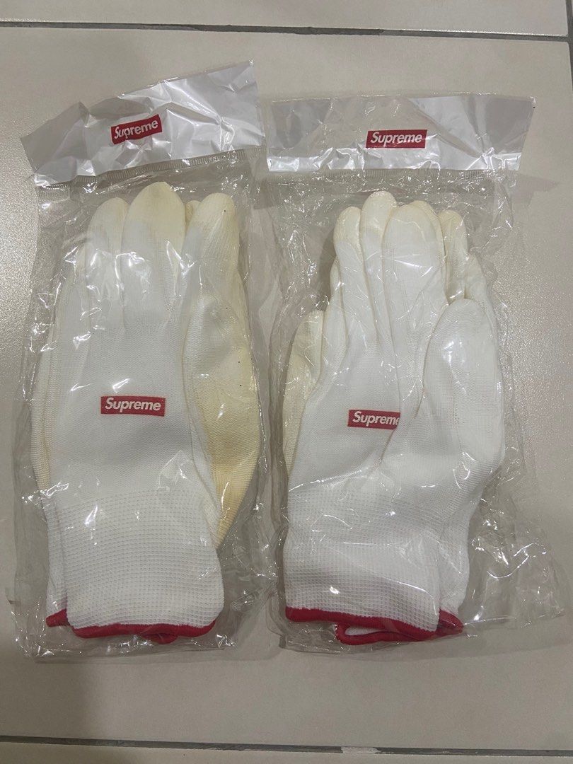 Supreme rubberized shop gloves