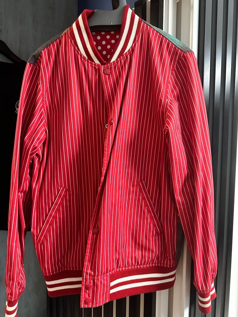 SUPREME x COMME des GARCONS 2014 SS Reversible Varsity Baseball