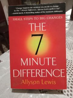 The 7 Minute Difference Book
