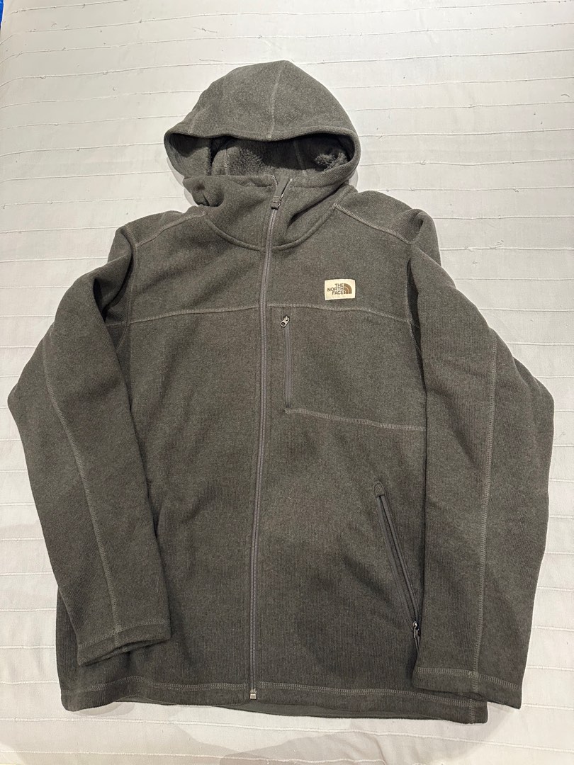 The North Face Gordon Lyons hoodie dark grey heather men s L Men s Fashion Tops Sets Hoodies on Carousell