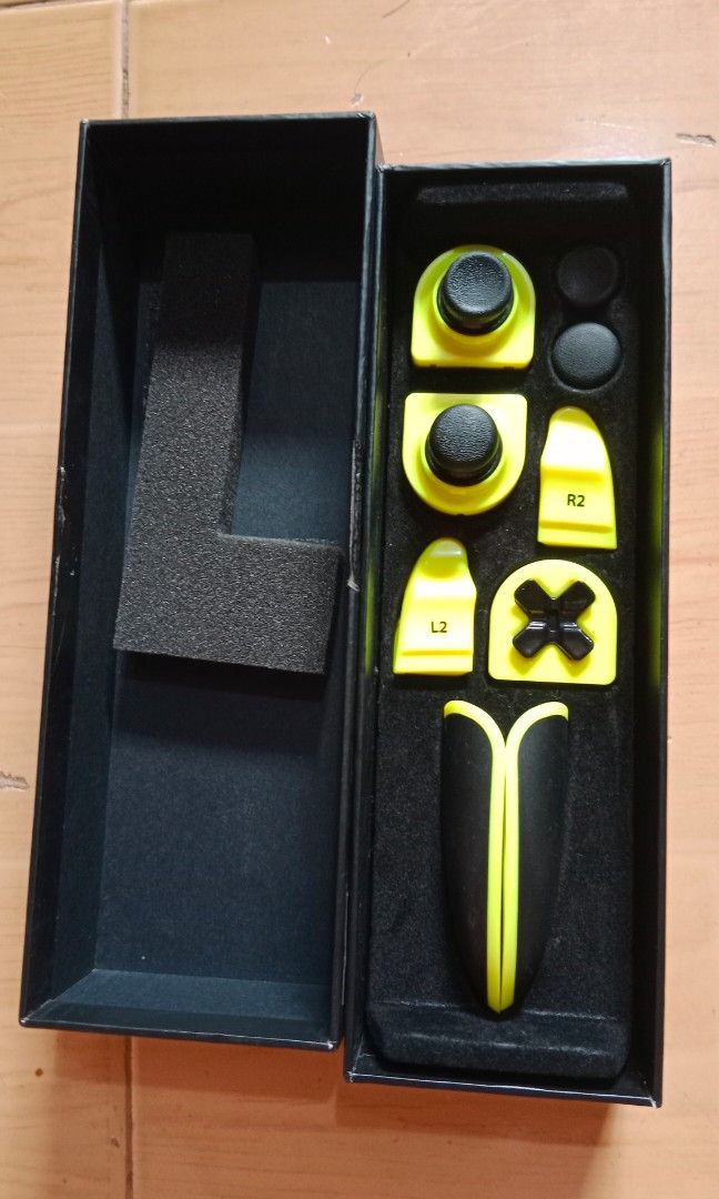 Thrustmaster eSwap Pro Controller Yellow color Pack for Ps4 (Category: Controllers) located in Bulacan. Submitted by Shoppe.Ups (Listing ID 1266777357, Image 3). Description: what you see is what you get meetups: guiguinto plaridel bulacan - via shopee checkout *(payment First) - LBC COP/COD *(payment first for shipping fee only) -toktok / lalamove *mop: via gcash pm for interested.
