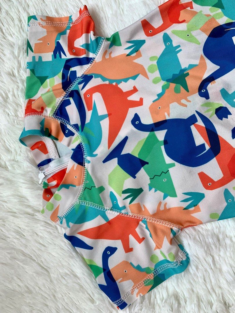 Toddler Baby Dinosaur Swimsuit Swimwear With Cap 1.5 3y Babies