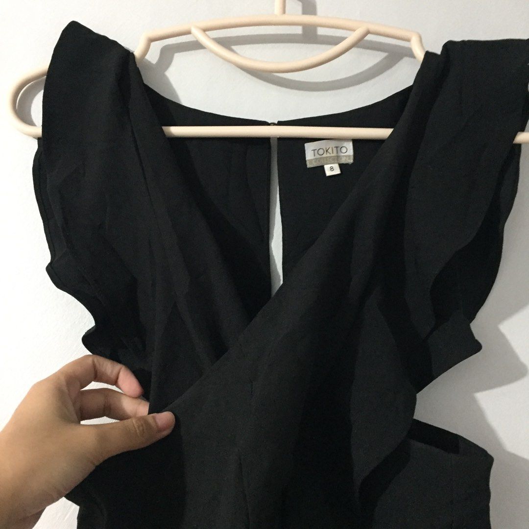 Tokito black jumpsuit outlet