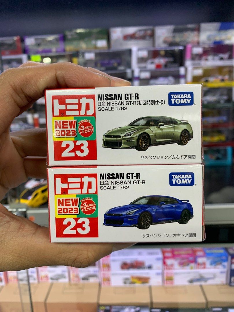 本月新車！Tomica No.23 Nissan Skyline GT-R (初回特別仕樣綠色/ 藍色