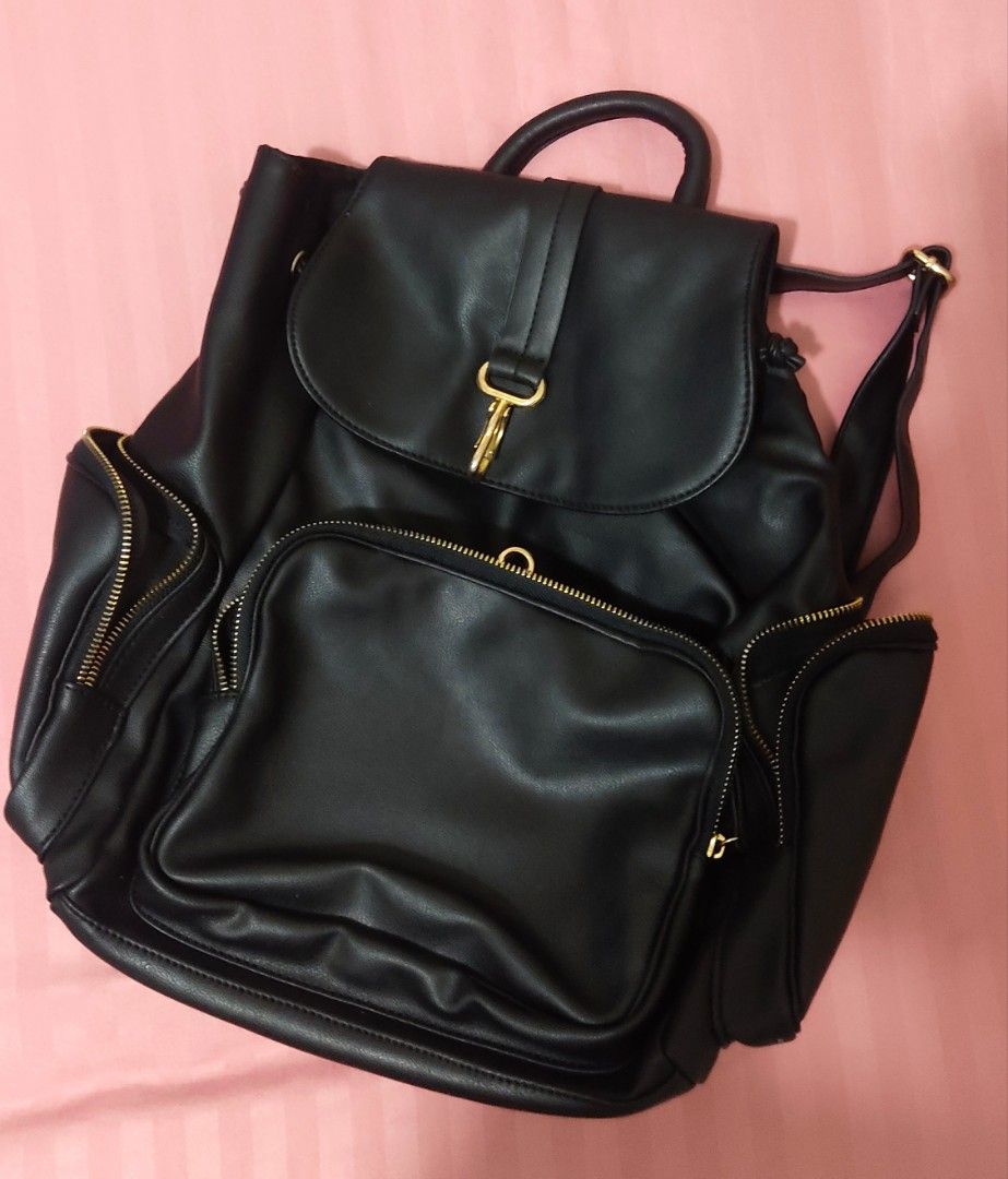 Topshop Black Rucksack