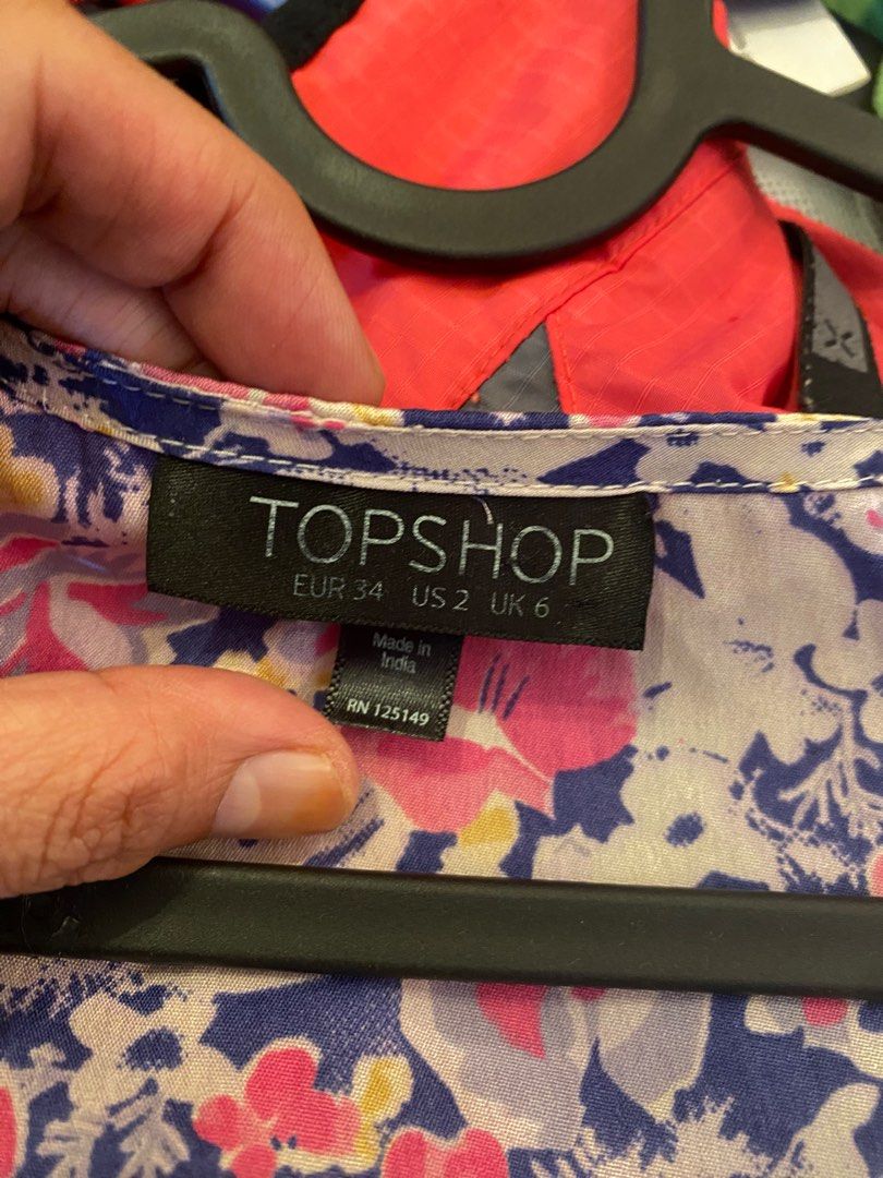 Topshop short wrap dress. S size
