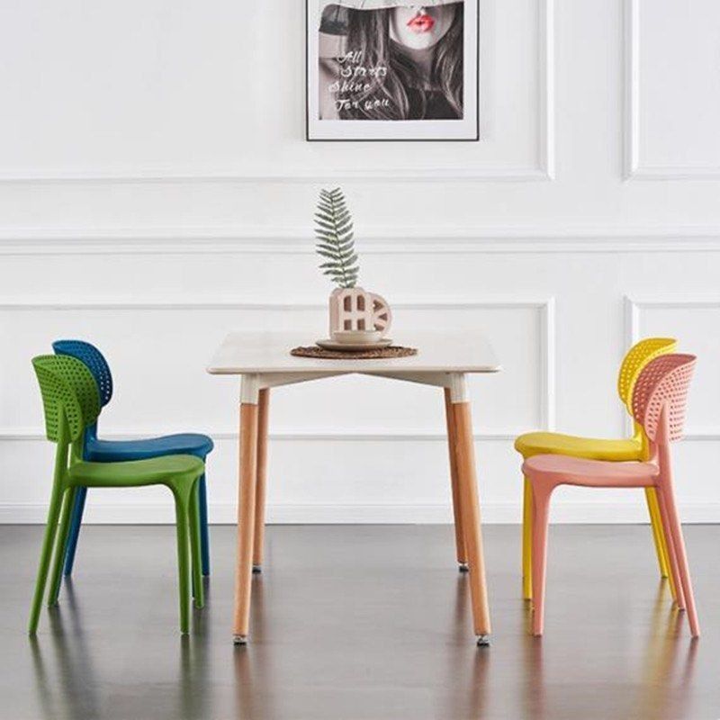 Modern stackable dining best sale chairs
