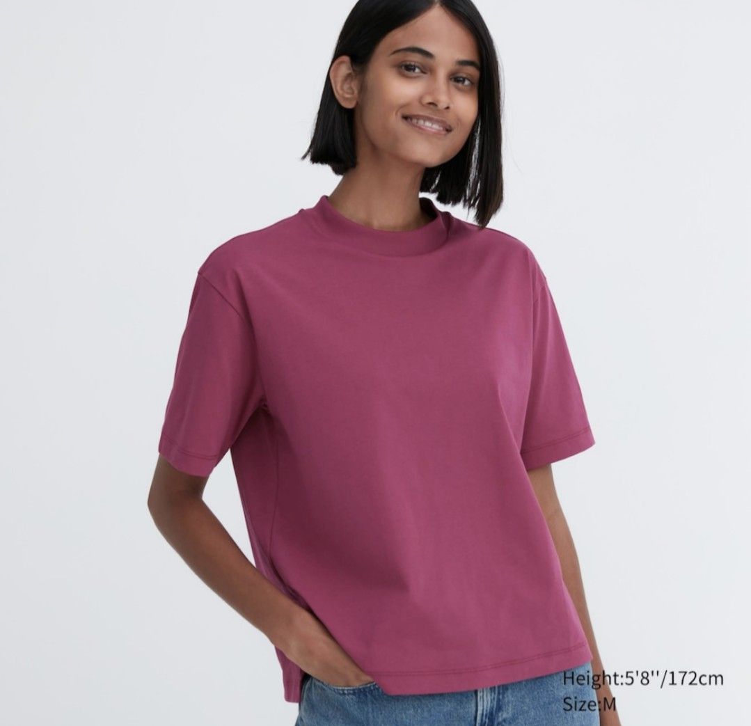 UNIQLO AIRism cotton shirt size L, Women's Fashion, Tops, Shirts on  Carousell