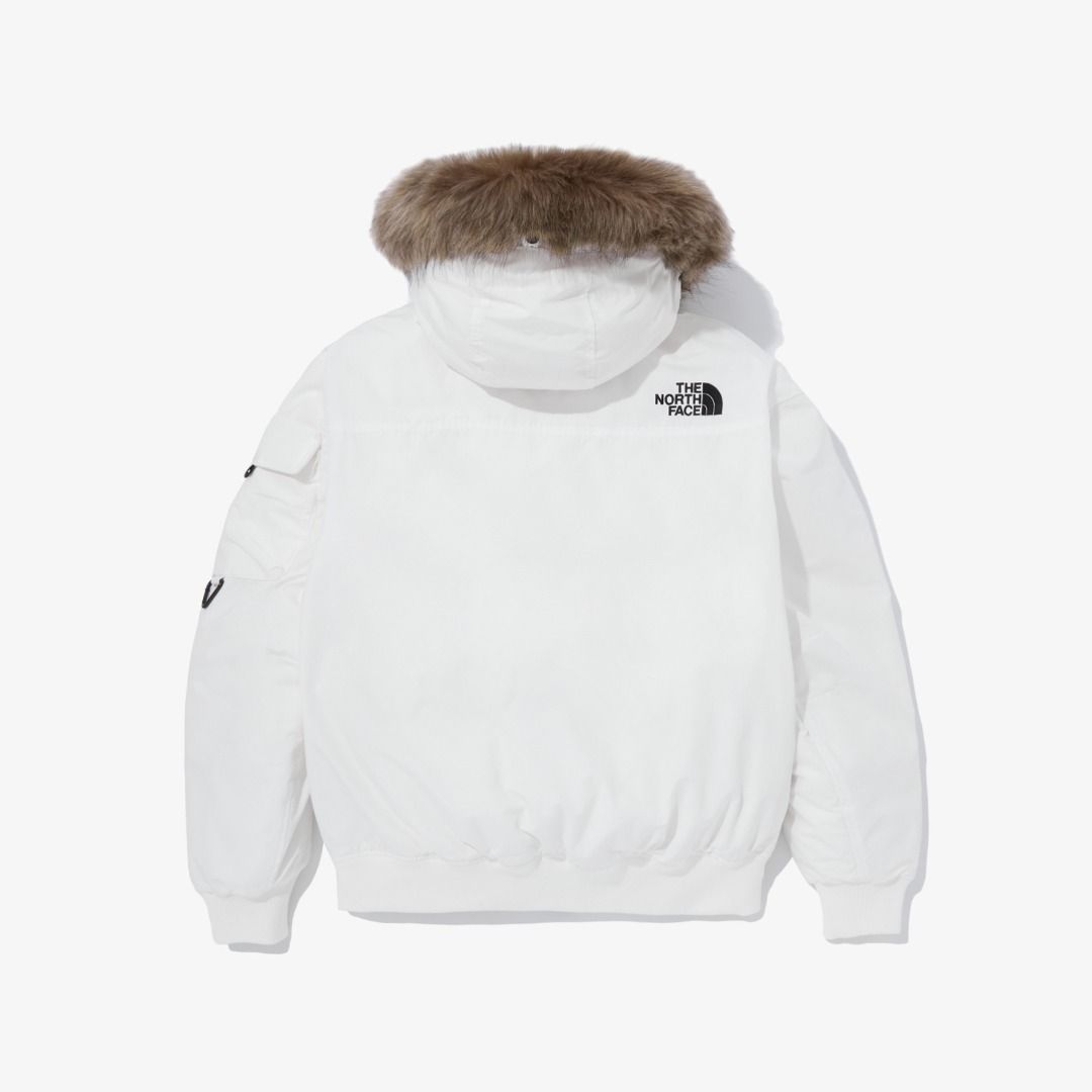 Free delivery Unisex THE NORTH FACE TNF women s goose down jacket POLAR AIR DOWN BOMBER NJ1DP86B water repellent women men fur winter puffer jacket