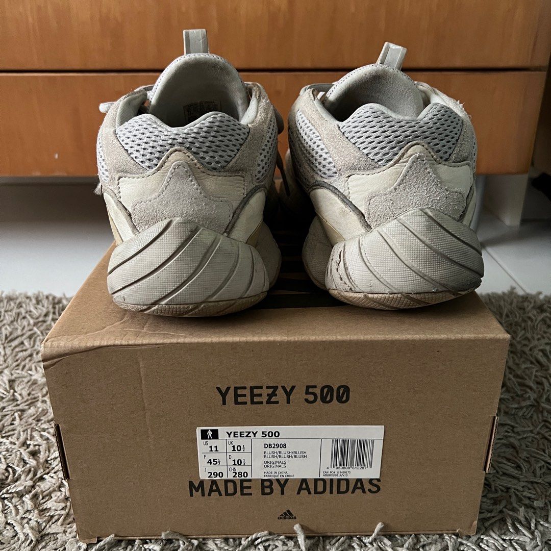 Yeezy 500 bone white real vs fake on sale