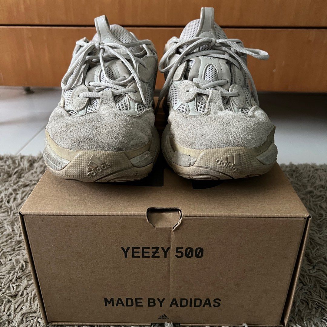US 11 Adidas Yeezy 500 Blush Bone White Men s Fashion Footwear