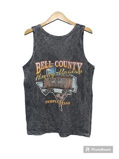 Vintage 1998 Harley davidson Temple Texas tanktop made in USA