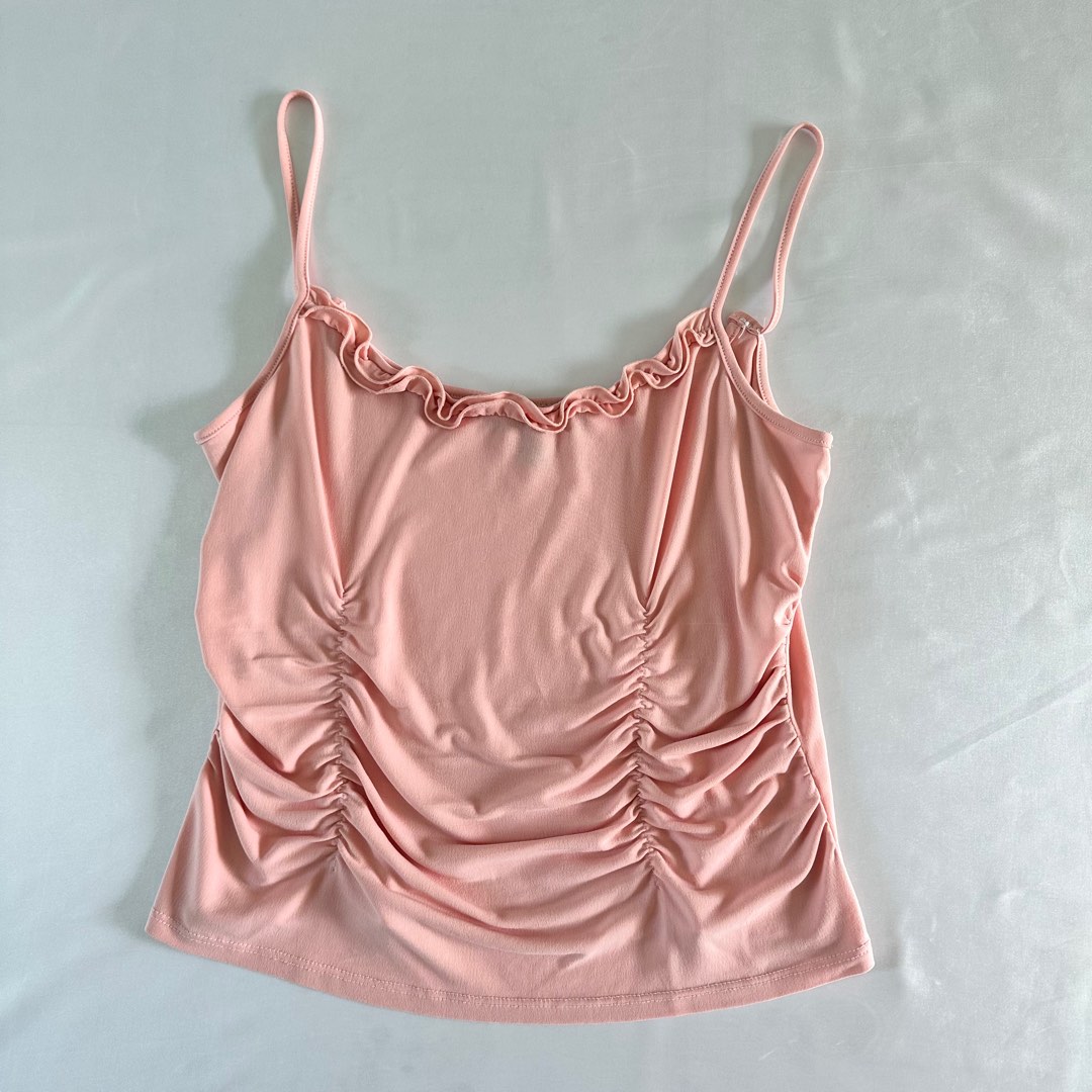 Vintage Allure Top in Baby Pink, Women's Fashion, Tops, Sleeveless on