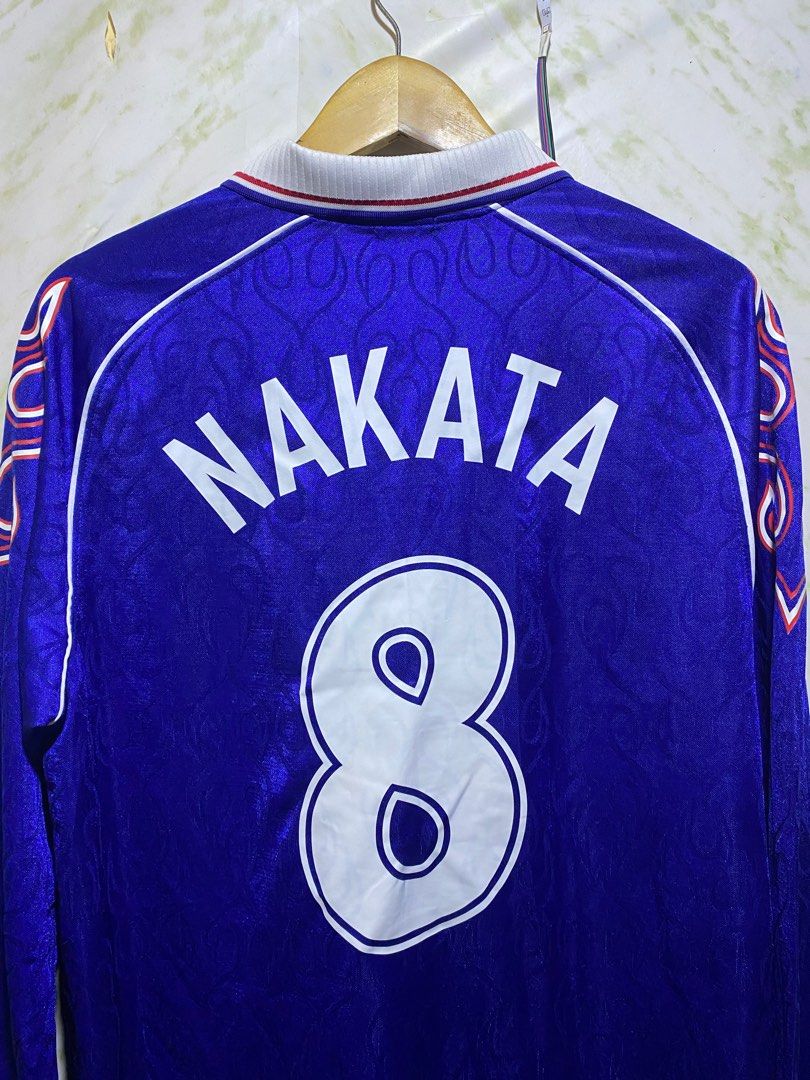 (Vintage) Football Jersey - 1998 World Cup #Nakata, Men's Fashion, Coats, Jackets and Outerwear 