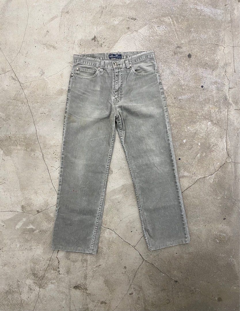 Vintage Giorgio Armani Courd Jeans (Category: Jeans) located in Quezon City. Submitted by Jam_r (Listing ID 1266777922, Image 1). Description: Waist 32 Length 38.