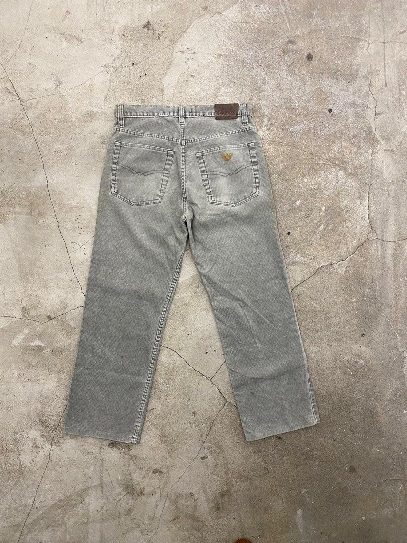 Vintage Giorgio Armani Courd Jeans (Category: Jeans) located in Quezon City. Submitted by Jam_r (Listing ID 1266777922, Image 2). Description: Waist 32 Length 38.