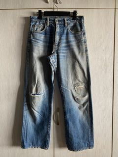 Vintage Levi's Big E Trucker Type 2 Denim Selvedge Jeans 