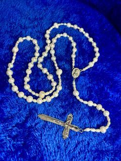 Vintage Rosary Authentic Natural pearl