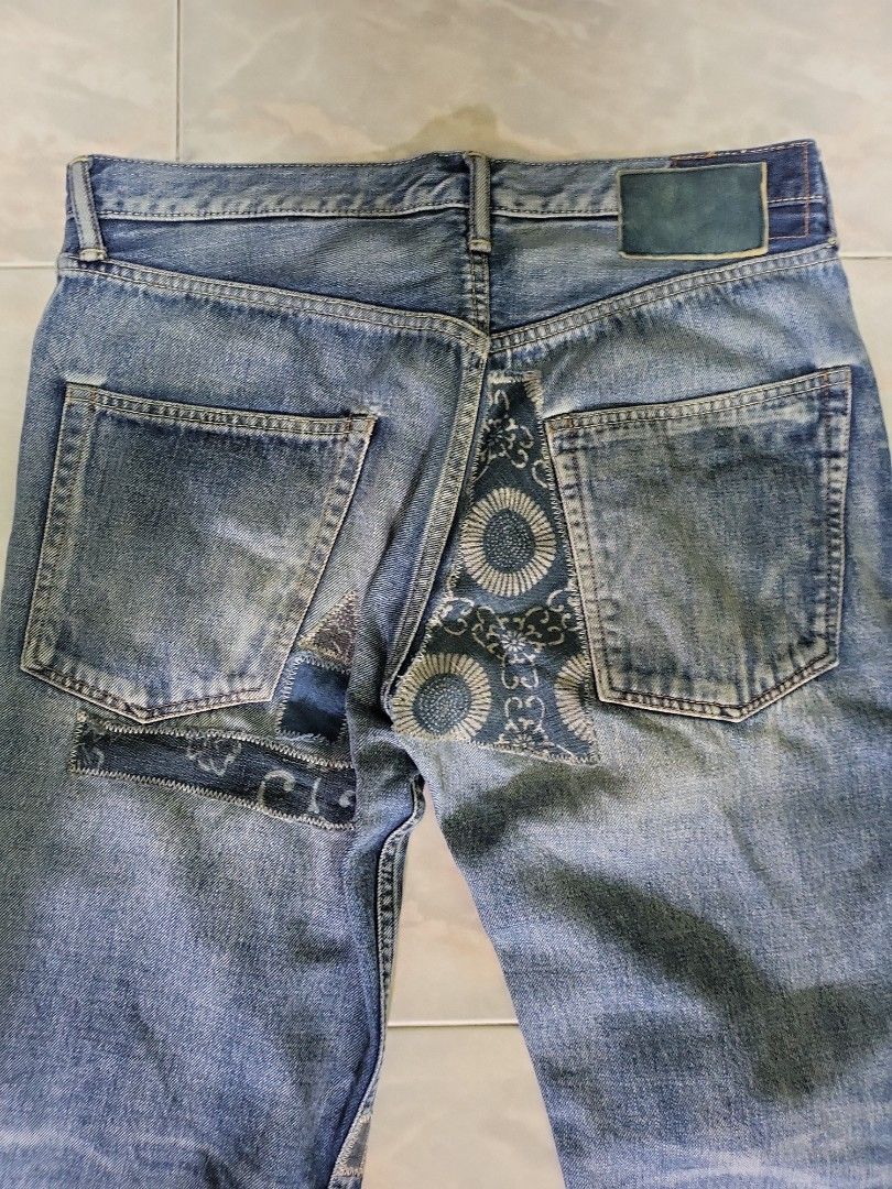 Visvim (Category: Jeans) located in Singapore. Submitted by kaylem2011 (Listing ID 1266672335, Image 3). Description: Rare piece Visvim 03D7 denim jeans, cutting was nice, Sz 34, Original piece no alter no machine wash..