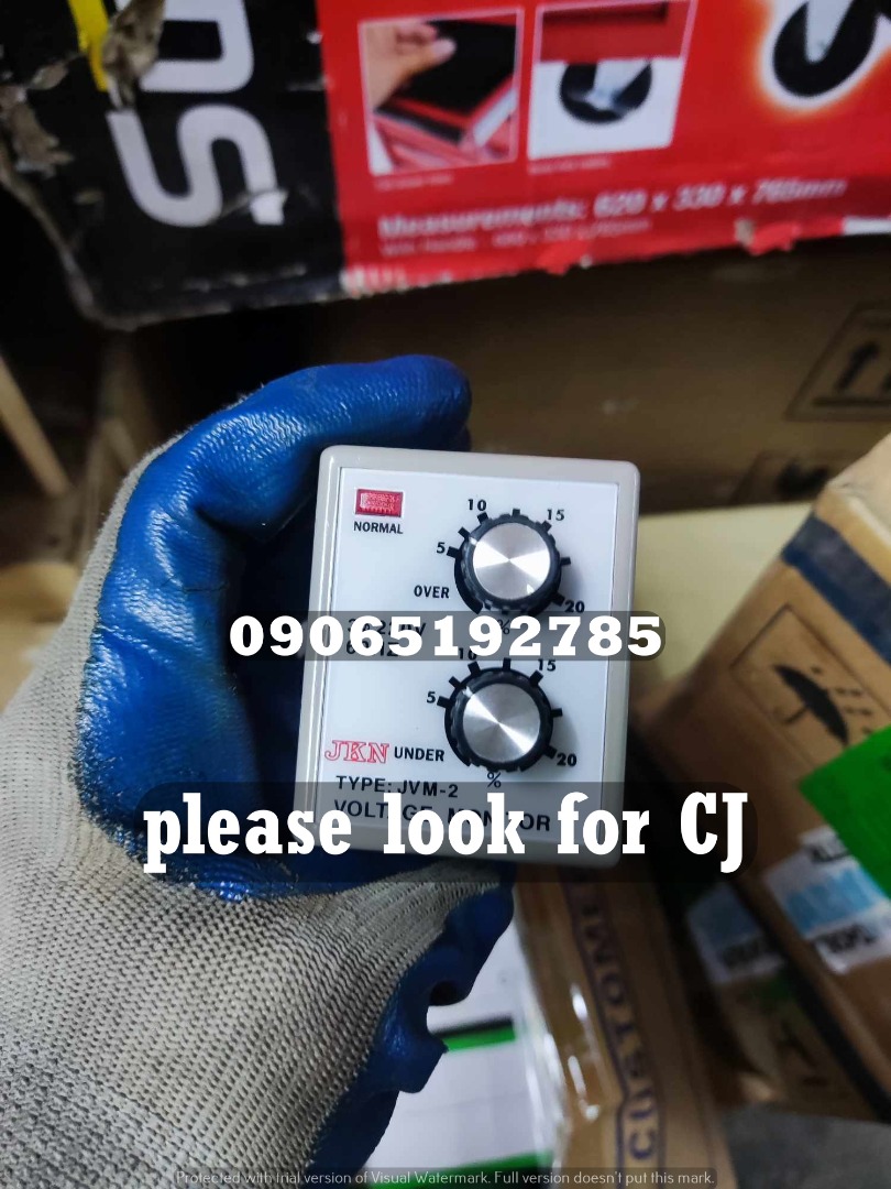 Voltage over & under relay, Commercial & Industrial, Construction Tools