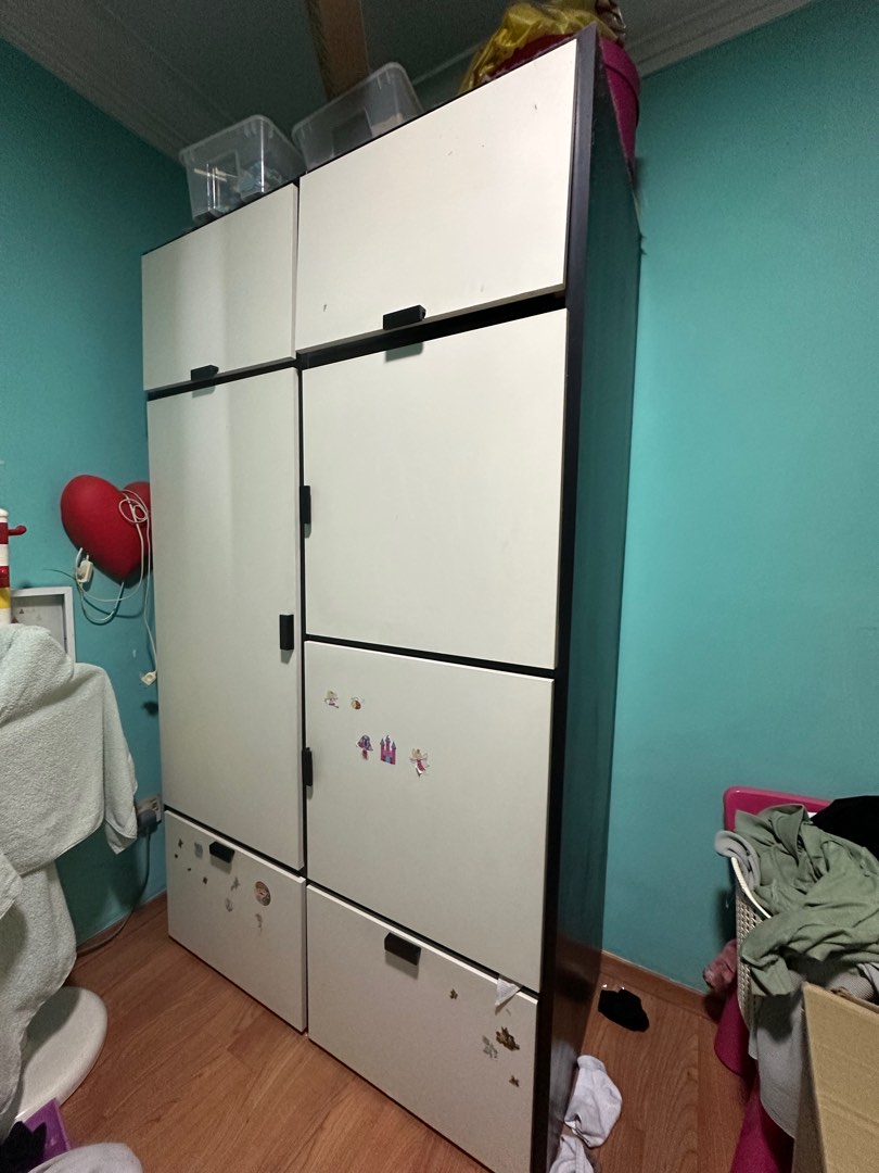 Wardrobe cupboard IKEA, Furniture & Home Living, Furniture, Shelves