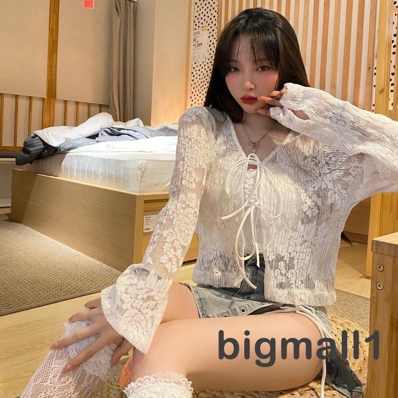White lace long sleeve outlet