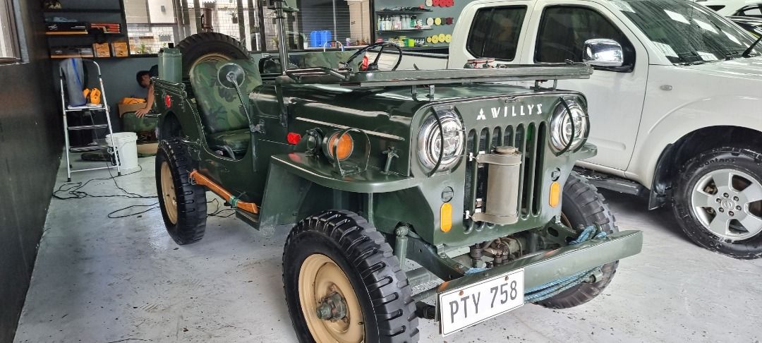 Jeep Willys Swap with Jimny (Category: Events) located in Marikina City. Submitted by leo.y.b (Listing ID 1236541221, Image 3). Description: Beautifully Restored Willy's Jeep Ready to sell or swap Best Cash Offer, negotiable if Cash Testing by Schedule Ideal for city use, country, rural & farm use With papers Strong C240 engine, good as new Responsive 5spd manual transmission Strong under chassis One click start w/ brand new starter Ready to driv