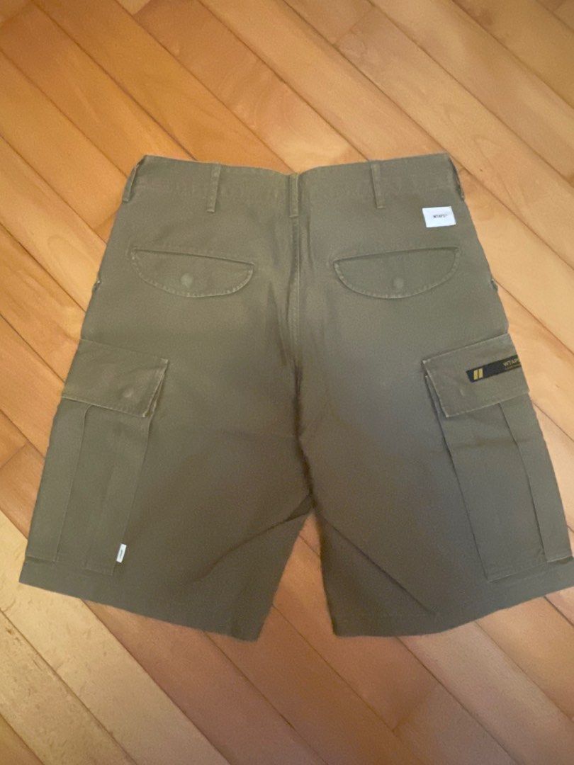 Wtaps Cargo Shorts 01/ cotton SATIN - 20ss - Olive Drab