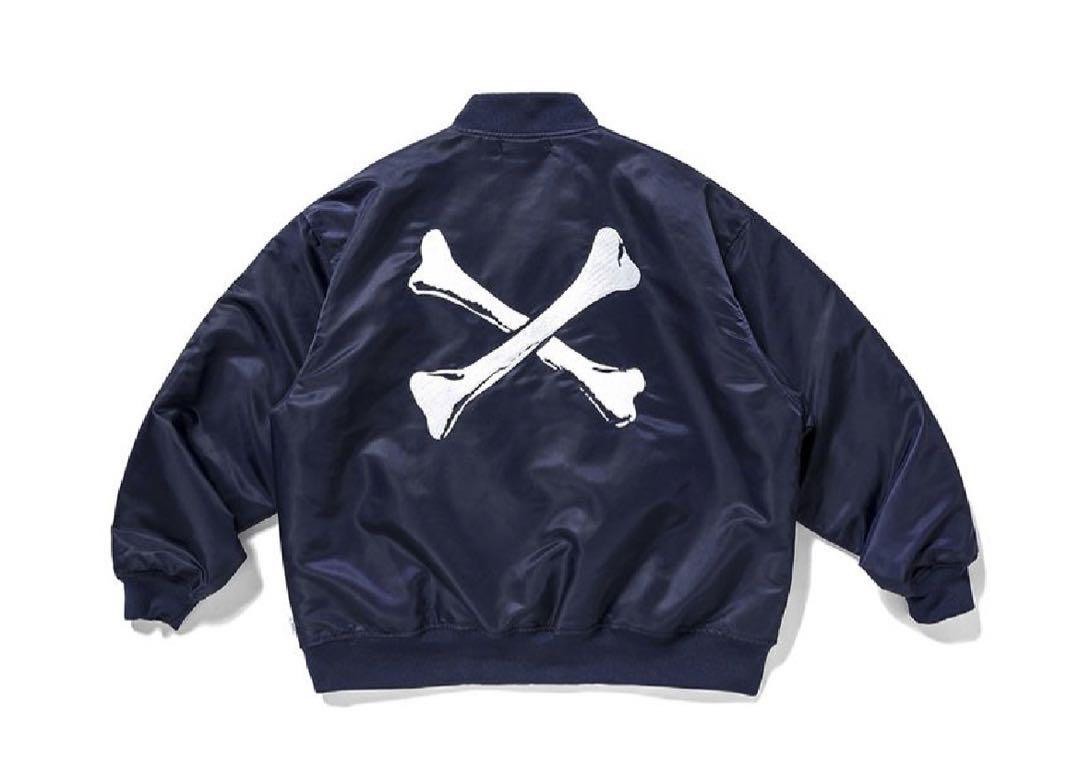 Wtaps team jacket crossbone black - ジャケット/アウター