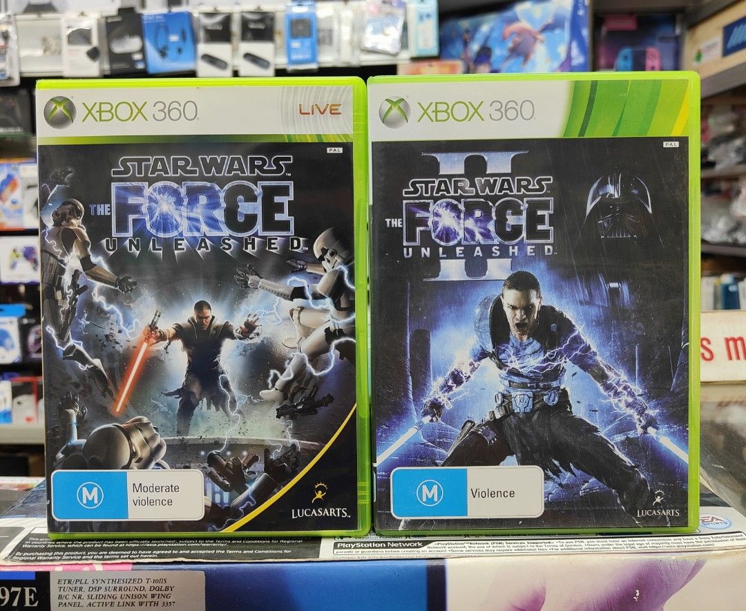 Xbox 360 Star Wars The Force Unleashed, Video Gaming, Video Games, Xbox on  Carousell