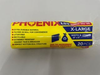XL Large Yellow Garbage Bag 30“x37‘‘ (20pcs)