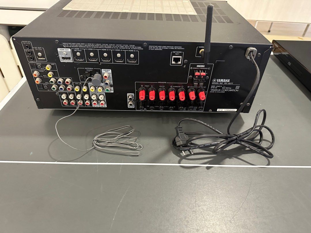 Yamaha RXV677 Sound Systemmoving house sales, Audio, Soundbars