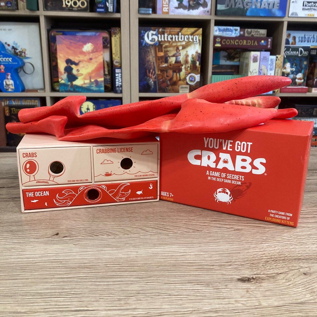 Youve Got Crabs Card Game, Fast and Easy Party Game, Game of Secrets,  Crabbing Card Game, Game of Crabs, Collectible Games 