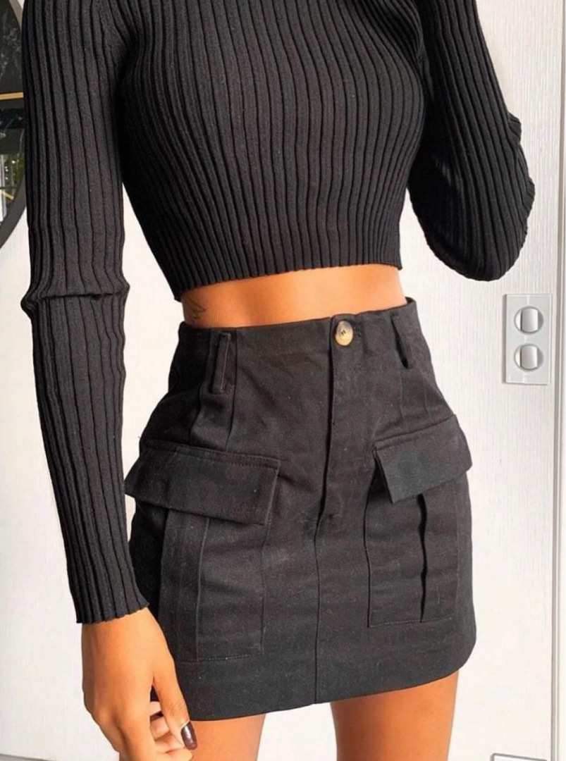 Zara Cargo Skirt, Women's Fashion, Bottoms, Skirts on Carousell