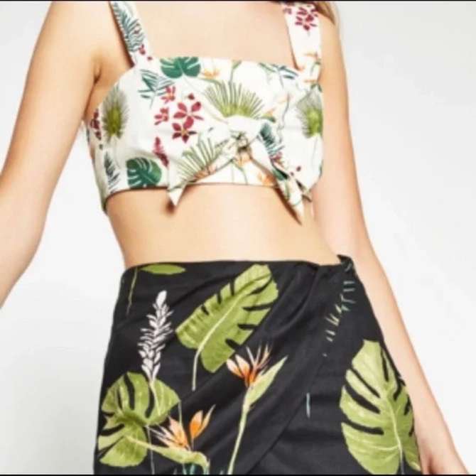 Zara Croptop, Women's Fashion, Tops, Others Tops on Carousell