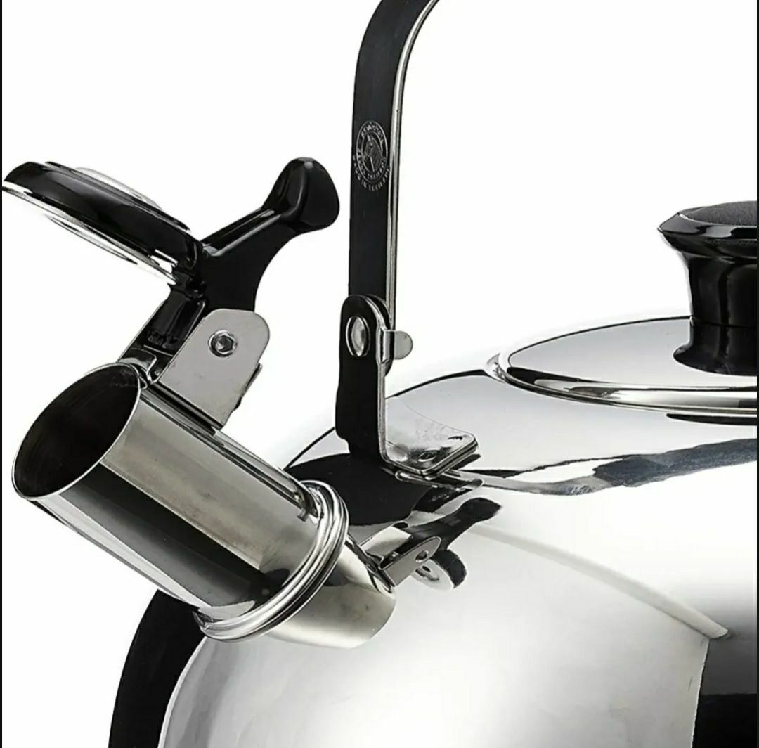 Zebra Stainless Steel Whistling Kettle - 2.5L To 4.5L Capacity, Heavy Duty For Gas Stove