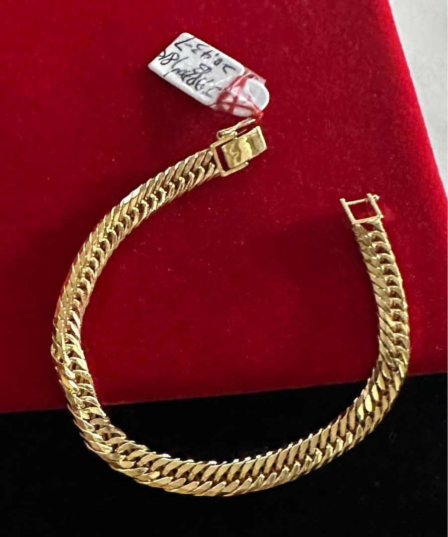 18K Japan Gold bracelet, Women's Fashion, Jewelry & Organizers