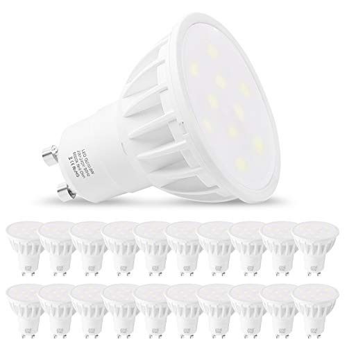 1 piece GU10 LED Bulbs, LEHASI Cool White 6000K LED Spot Light Bulbs,  500Lm, 6W Equivalent