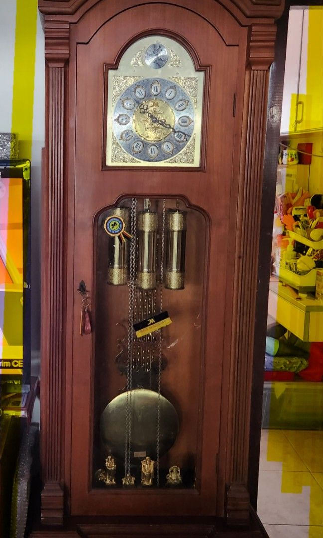 2.25 tall grandfather clock, Furniture & Home Living, Home Decor
