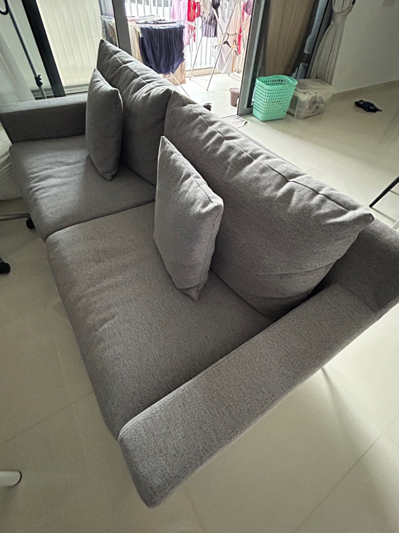 Sofa Very new 2 seaters Harvey Norman sofa, Furniture & Home Living