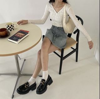 復古厚底樂福鞋（36碼）（全新！！）
