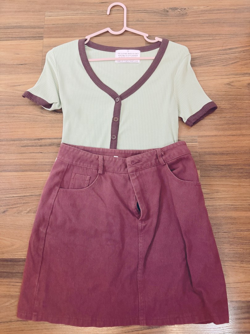 3ce 2025 pink skirt
